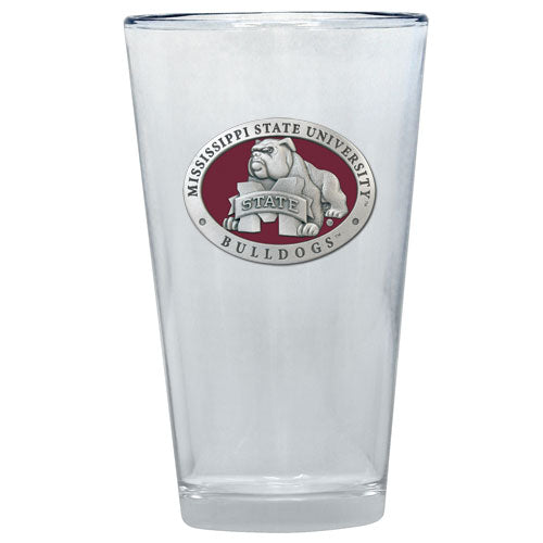 Mississippi State University Bulldogs Pint Glass - Sports Collectibles, Sports Memorabilia, Sports Fan Shop, Sports Gifts