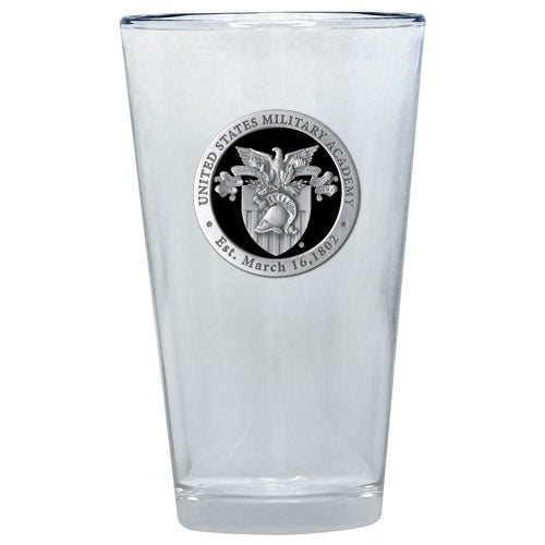 United States Military Academy Crest Pint Glass - Sports Gifts, Sports Memorabilia, Sports Collectibles, Fan Shop