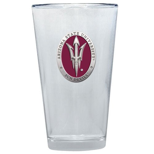 Arizona State University Pitch Fork Logo Pint Glass - Sports Gifts, Sports Memorabilia, Sports Collectibles, Fan Shop