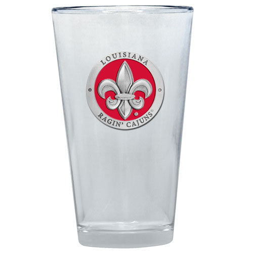 The University of Louisiana At Lafayette Pint Glass - Sports Collectibles, Sports Memorabilia, Sports Fan Shop, Sports Gifts