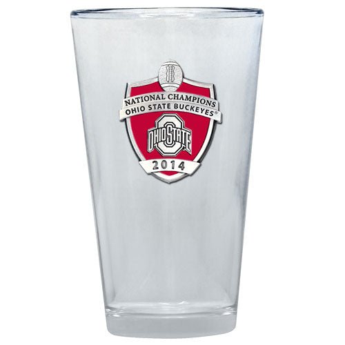 2014 Ohio State Football Championship Pint Glass - Sports Gifts, Sports Memorabilia, Sports Collectibles, Fan Shop