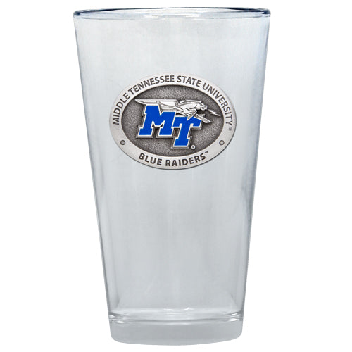 Middle Tennessee State University Pint Glass - Sports Collectibles, Sports Memorabilia, Sports Fan Shop, Sports Gifts