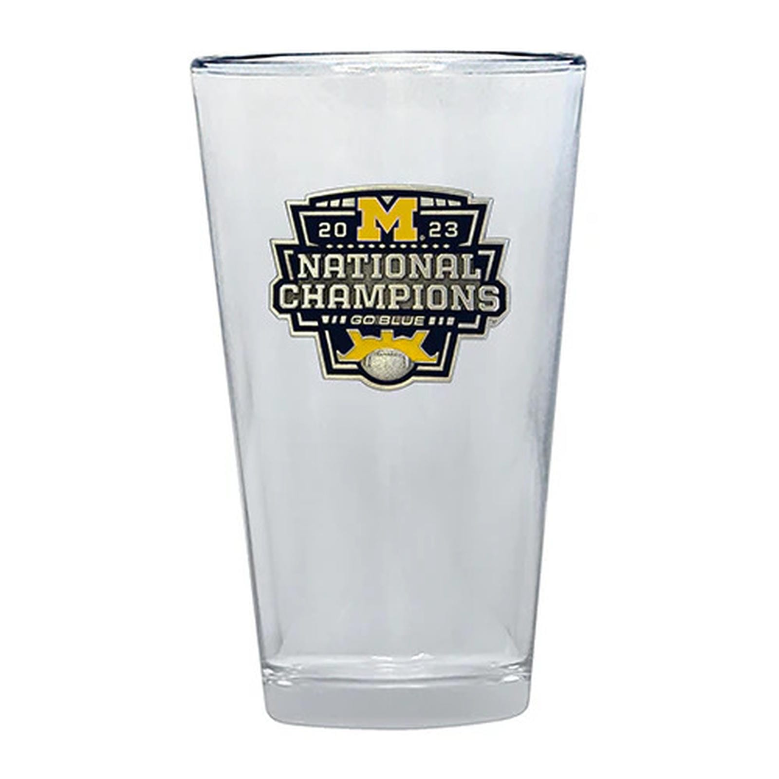 2023 Michigan Football Championship Pint Glass - Sports Gifts, Sports Memorabilia, Sports Collectibles, Fan Shop