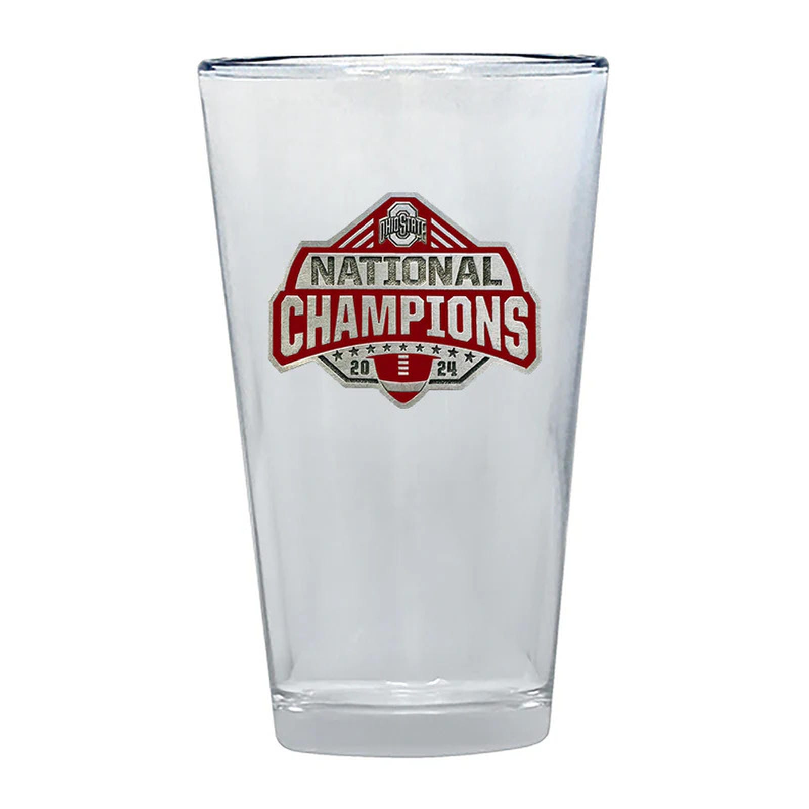 2024-25 Ohio State Football Championship Pint Glass - Sports Gifts, Sports Memorabilia, Sports Collectibles, Fan Shop