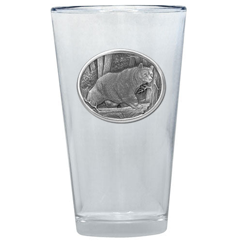 Black Bear Pint Glass - Sports Collectibles, Sports Memorabilia, Sports Fan Shop, Sports Gifts