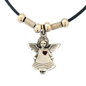 Angel Adjustable Cord Necklace