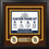 MLB Baseball Photo Picture Frame Kit - San Diego Padres (Navy Matting, Gold Trim)