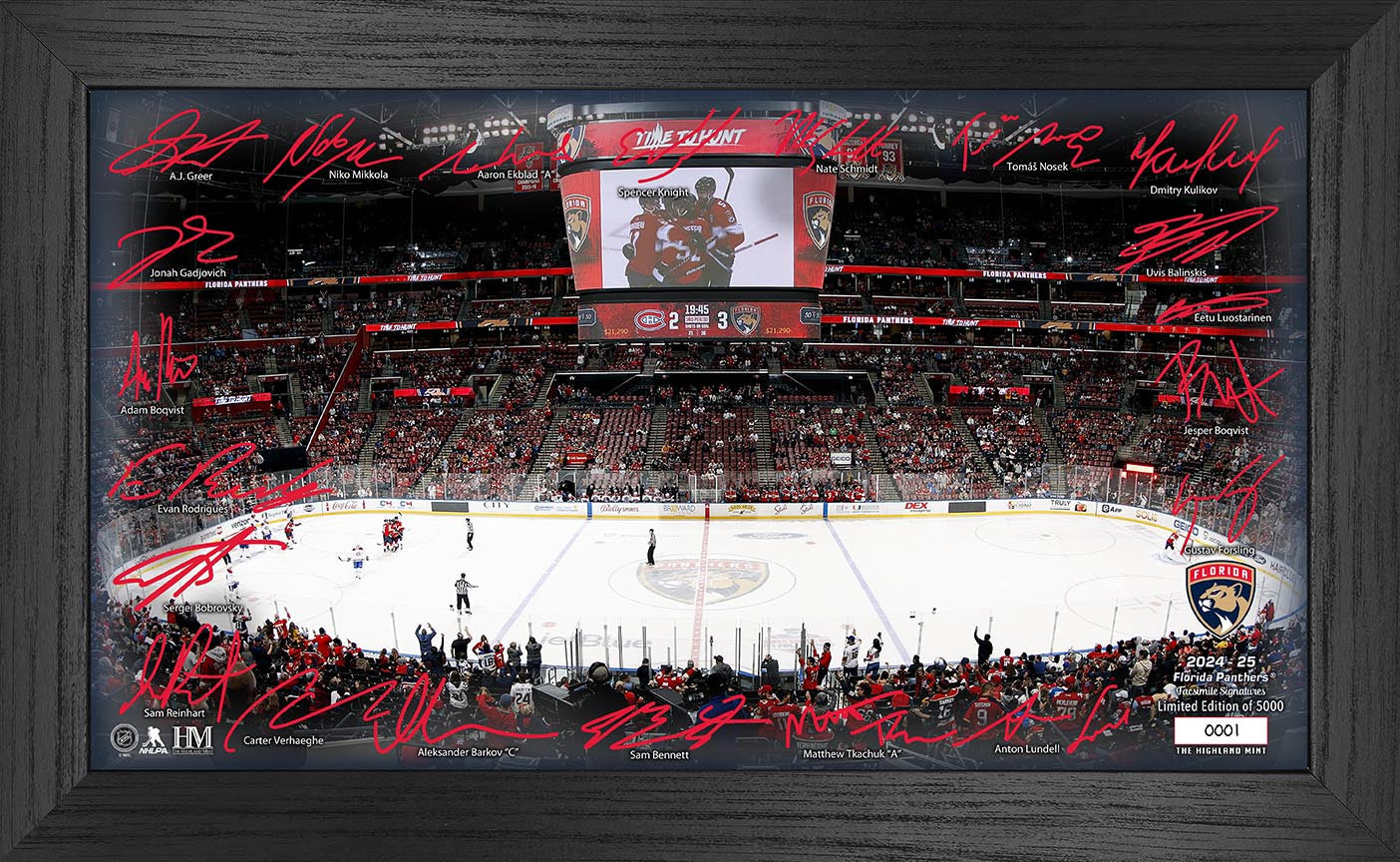 Florida Panthers 2024-25 Signature Rink - Sports Collectibles, Sports Memorabilia, Sports Fan Shop, Sports Gifts