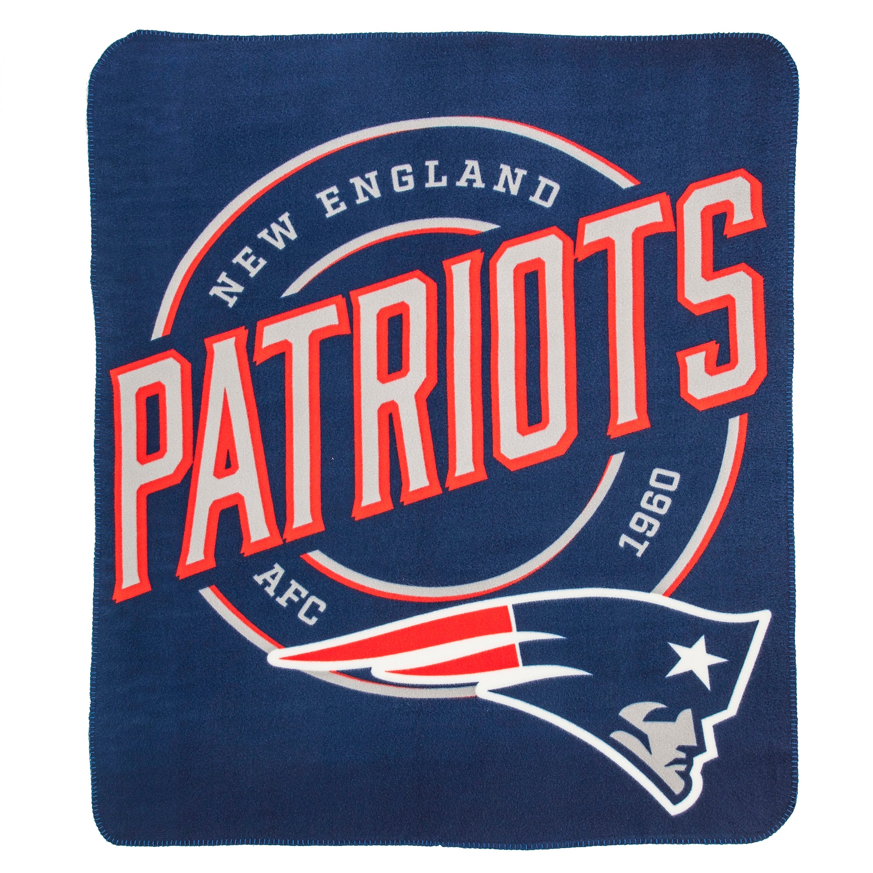 New England Patriots 50" x 60" Campaign Fleece Blanket - Sports Collectibles, Sports Memorabilia, Sports Fan Shop, Sports Gifts