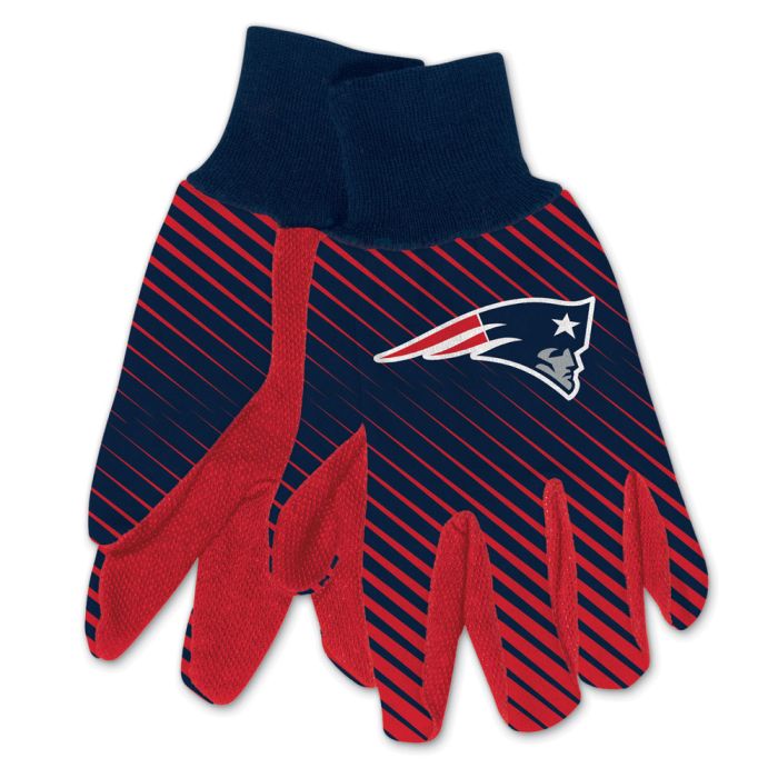 New England Patriots Adult Two-Tone Gloves - Sports Collectibles, Sports Memorabilia, Sports Fan Shop, Sports Gifts