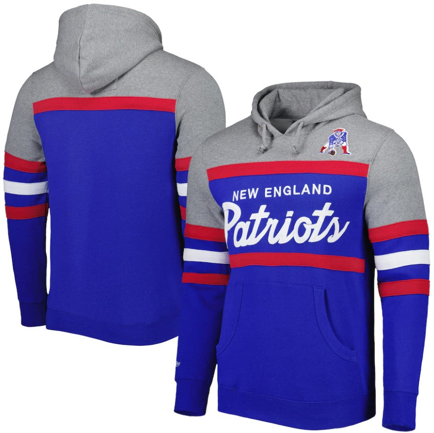 New England Patriots Mitchell & Ness Head Coach Hoodie - Sports Collectibles, Sports Memorabilia, Sports Fan Shop, Sports Gifts