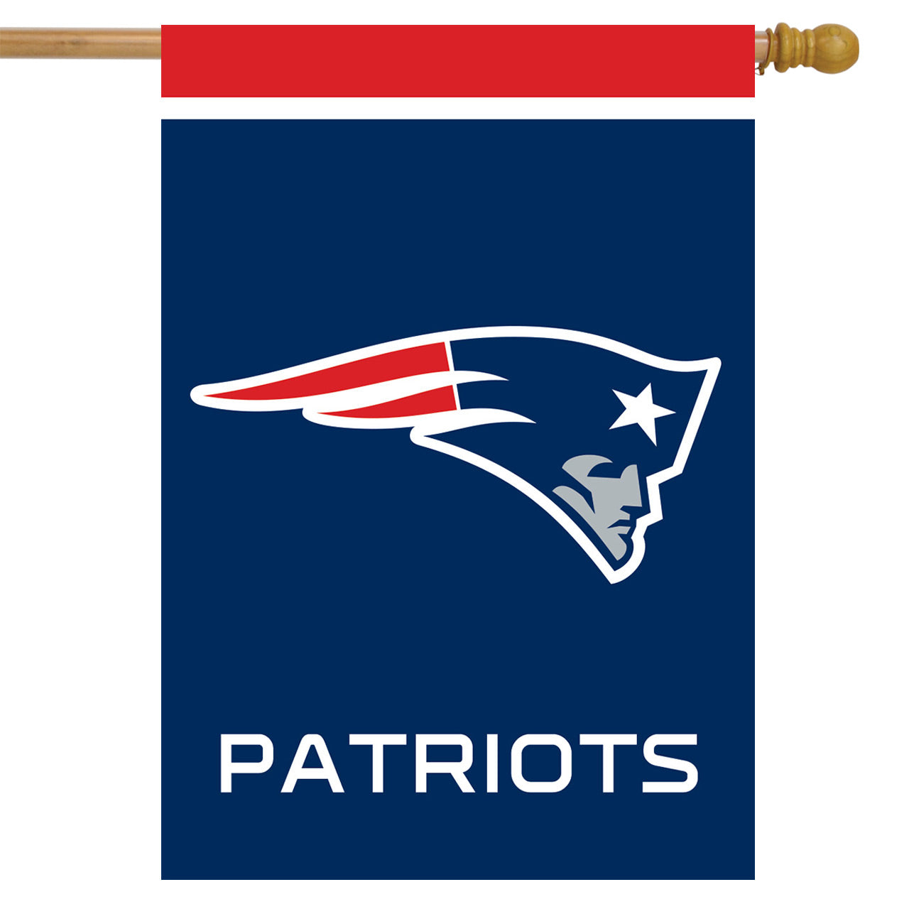 New England Patriots House Flag - Sports Collectibles, Sports Memorabilia, Sports Fan Shop, Sports Gifts