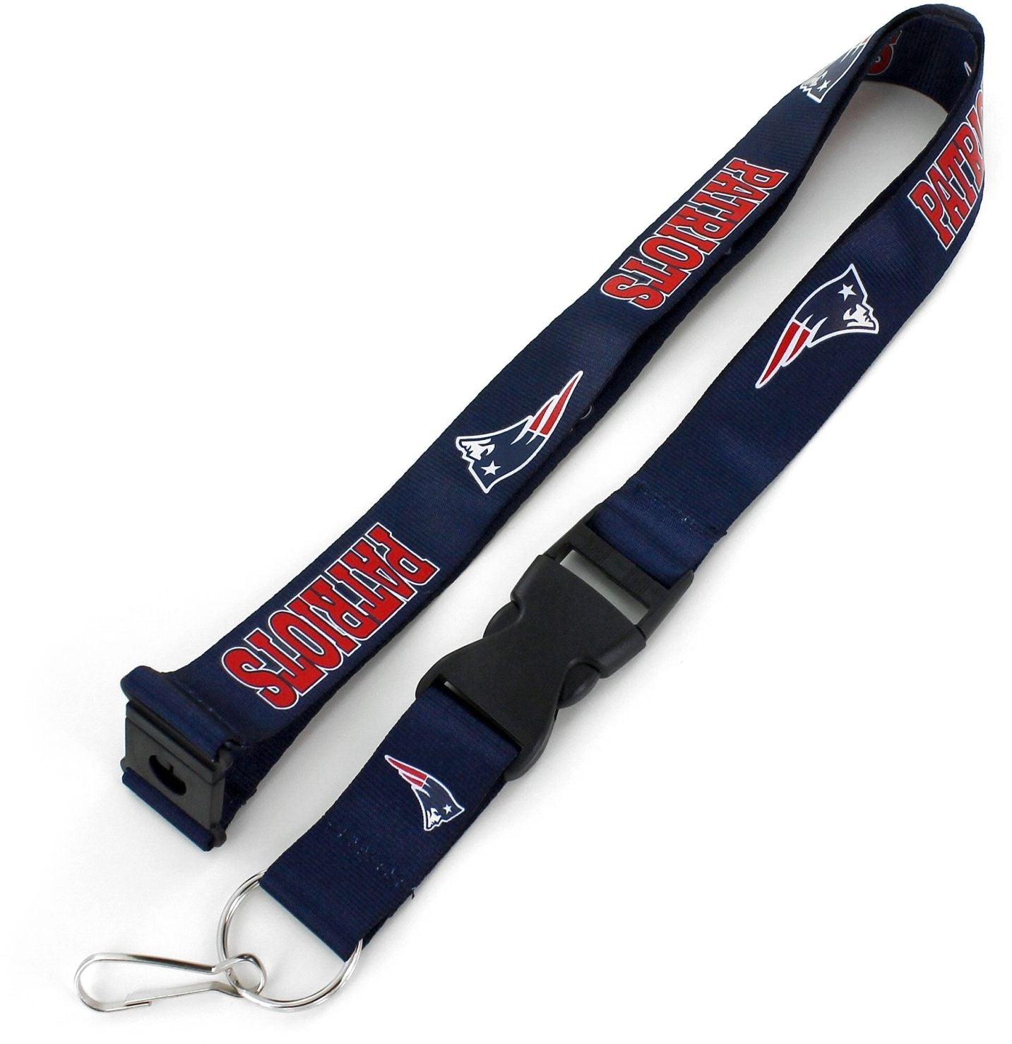 New England Patriots Navy Blue Lanyard - Sports Collectibles, Sports Memorabilia, Sports Fan Shop, Sports Gifts