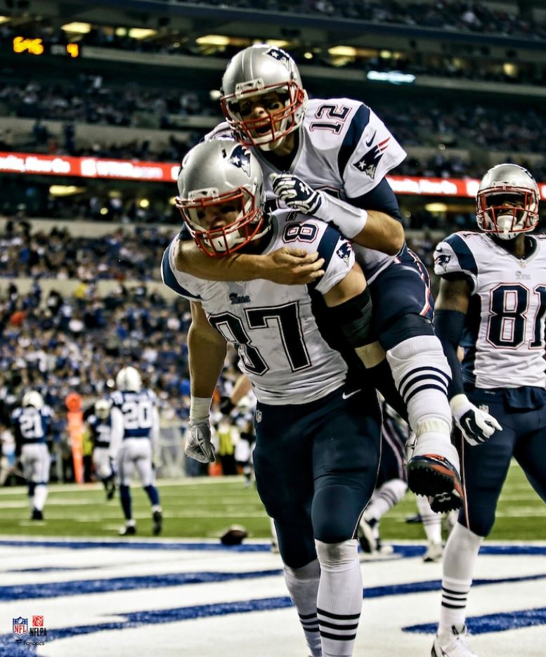 Tom Brady & Rob Gronkowski New England Patriots 8" x 10" Football Photo - Sports Collectibles, Sports Memorabilia, Sports Fan Shop, Sports Gifts