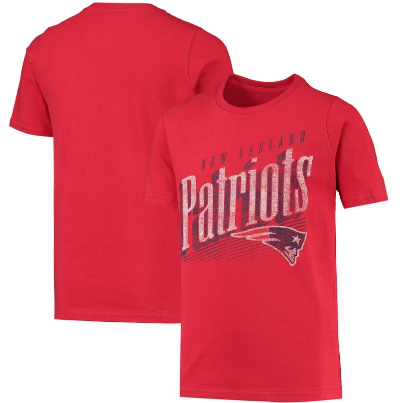 New England Patriots Youth Winning Streak T-Shirt - Red - Sports Collectibles, Sports Memorabilia, Sports Fan Shop, Sports Gifts