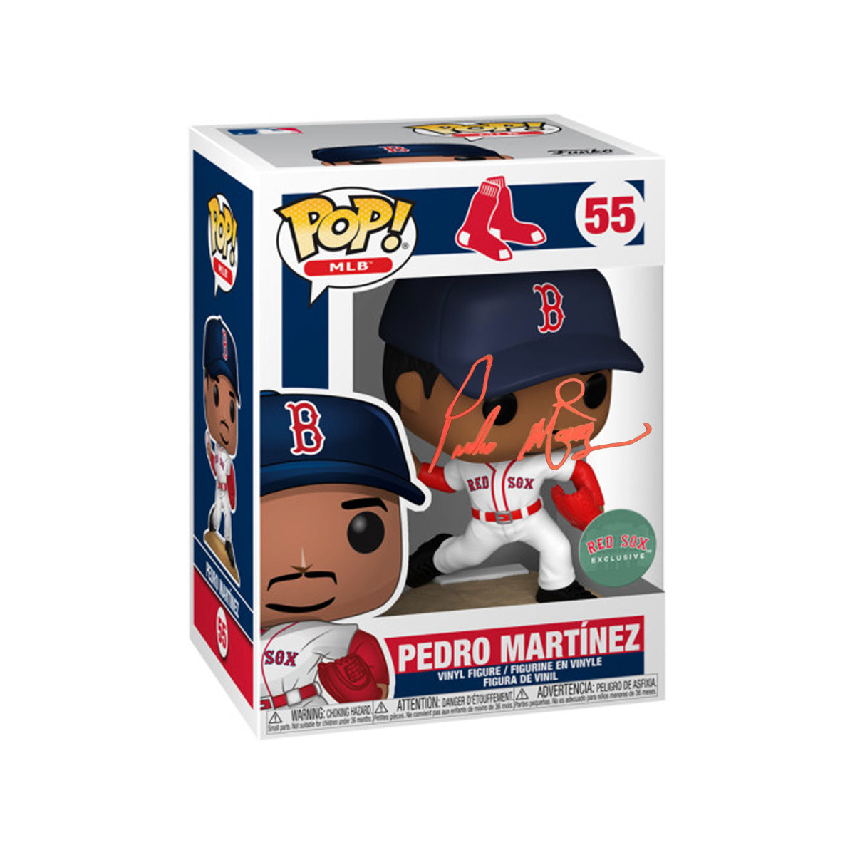Pedro Martinez Boston Red Sox Autographed Funko Pop Fenway Park Exclusive - Sports Collectibles, Sports Memorabilia, Sports Fan Shop, Sports Gifts