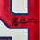 Framed Autographed/Signed Terry Pendleton 35x39 Atlanta White Baseball Jersey JSA COA
