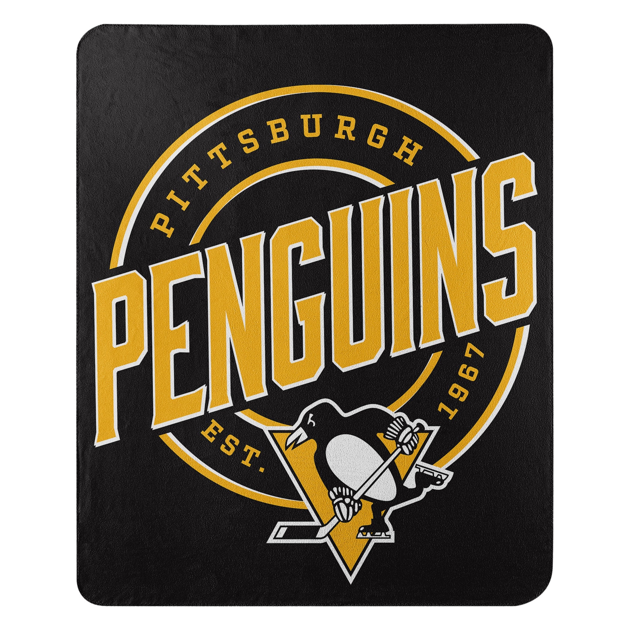 Pittsburgh Penguins 50" x 60" Campaign Fleece Blanket - Sports Collectibles, Sports Memorabilia, Sports Fan Shop, Sports Gifts