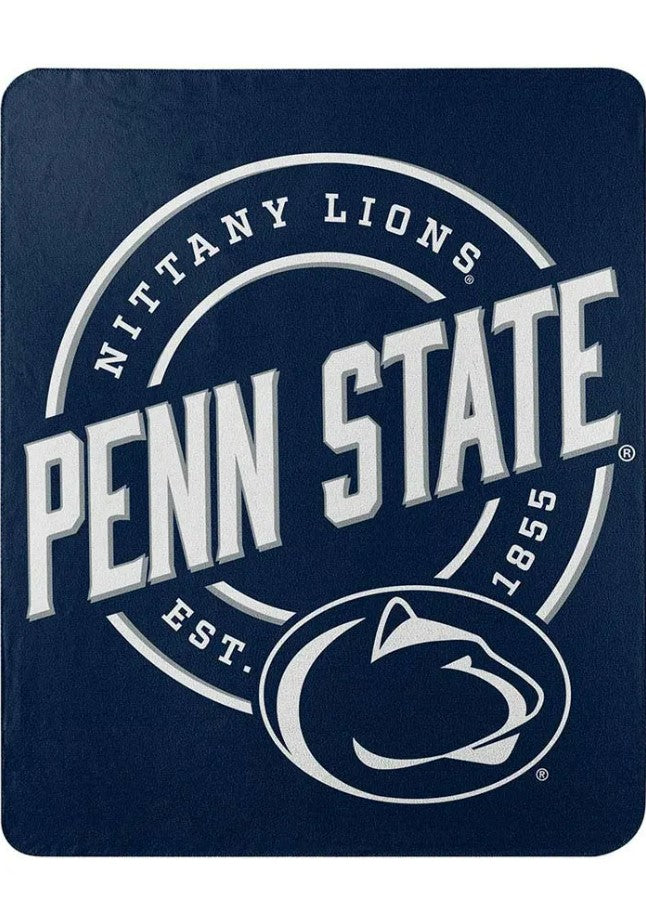 Penn State Nittany Lions 50" x 60" Campaign Fleece Blanket - Sports Collectibles, Sports Memorabilia, Sports Fan Shop, Sports Gifts