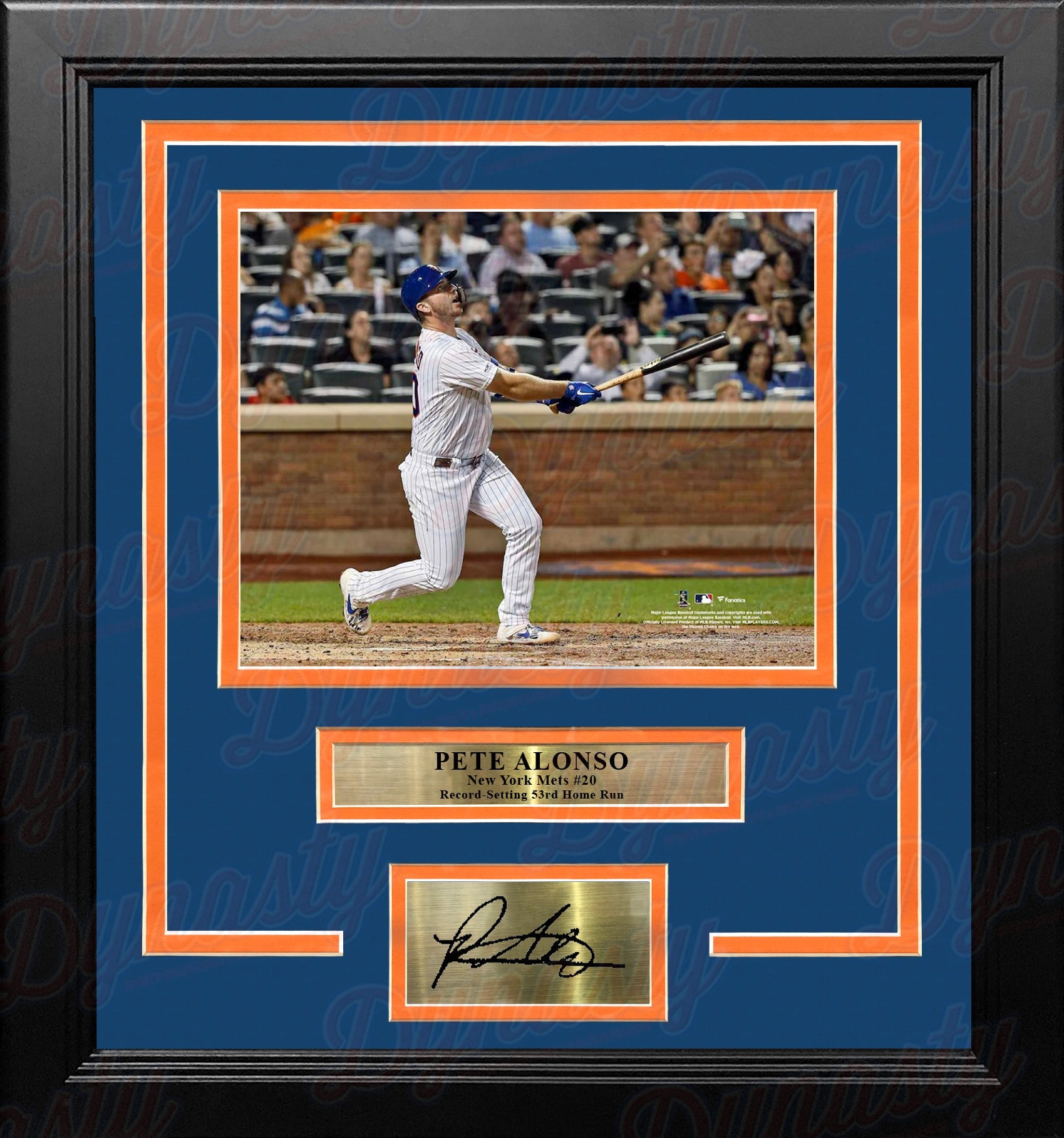 Pete Alonso Record-Breaking Home Run New York Mets 8" x 10" Framed Photo with Engraved Autograph - Sports Collectibles, Sports Memorabilia, Sports Fan Shop, Sports Gifts
