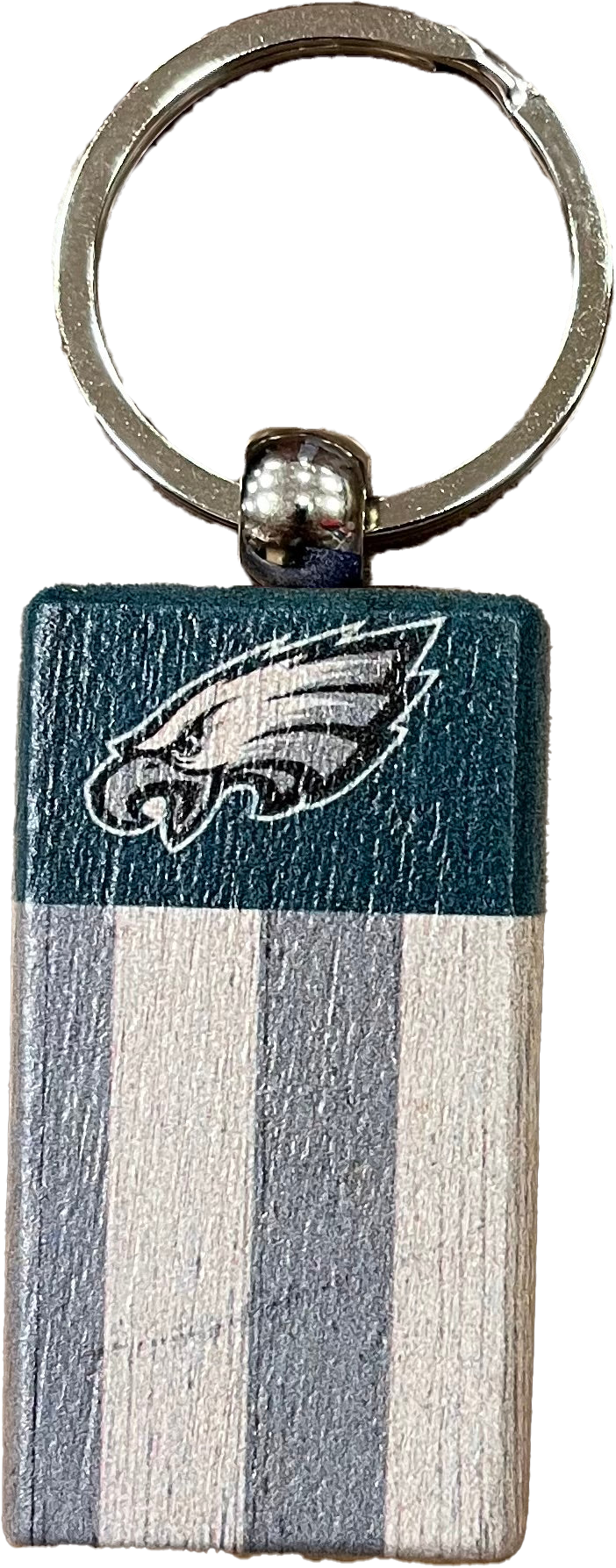 Philadelphia Eagles Rectangle Flag Keychain - Sports Collectibles, Sports Memorabilia, Sports Fan Shop, Sports Gifts