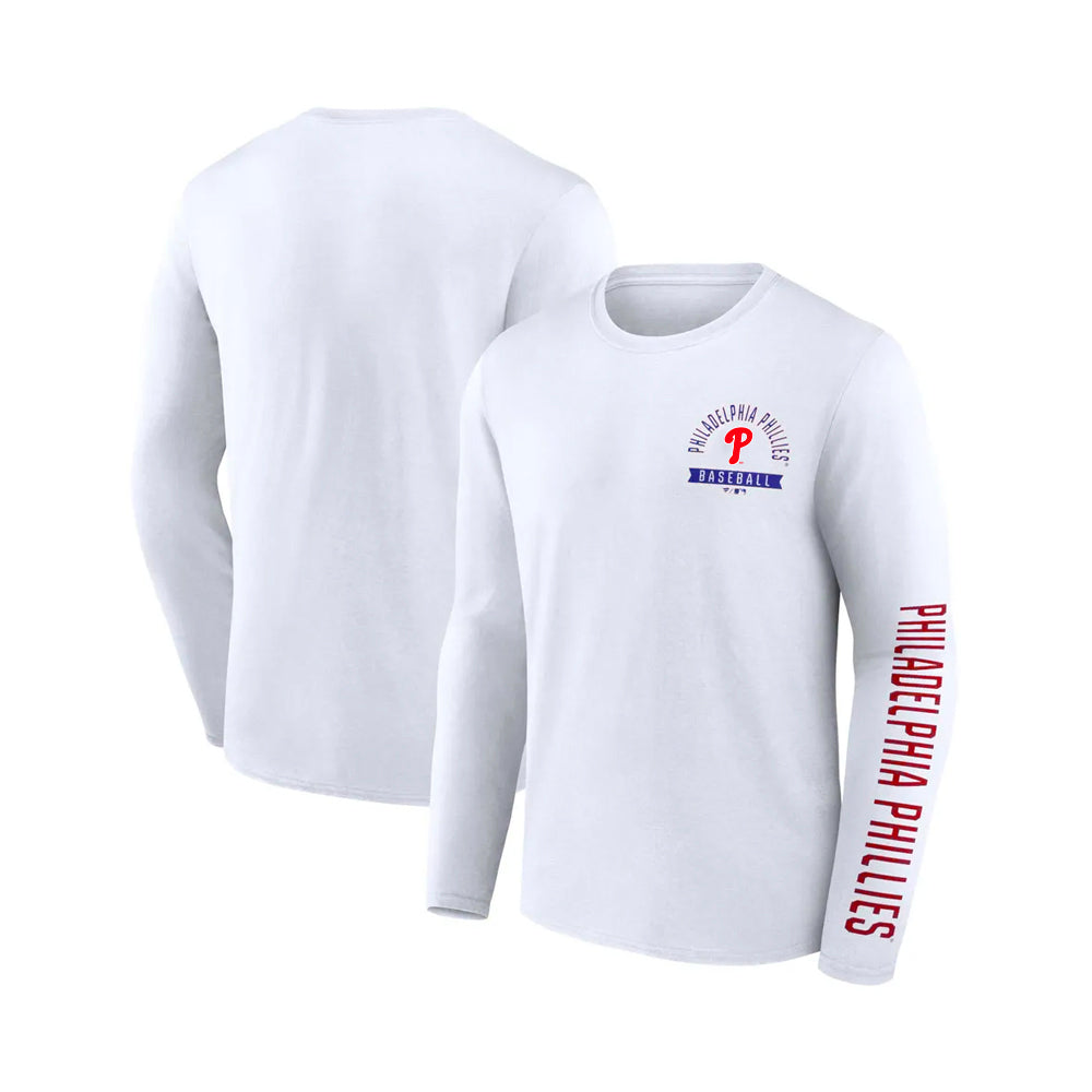 Philadelphia Phillies Long Sleeve Pressbox T-Shirt - Sports Collectibles, Sports Memorabilia, Sports Fan Shop, Sports Gifts