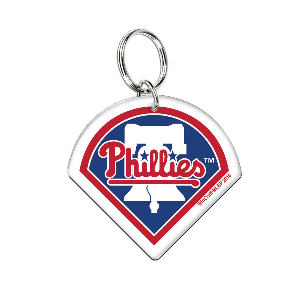 Philadelphia Phillies Acrylic Logo Keychain - Sports Collectibles, Sports Memorabilia, Sports Fan Shop, Sports Gifts