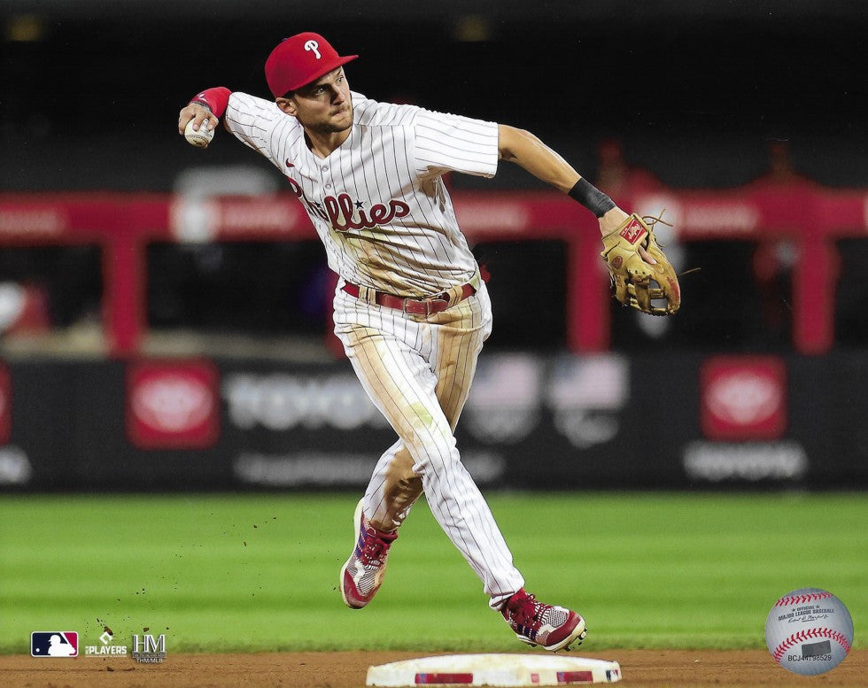 Trea Turner in Action Philadelphia Phillies 8" x 10" Baseball Photo - Sports Collectibles, Sports Memorabilia, Sports Fan Shop, Sports Gifts