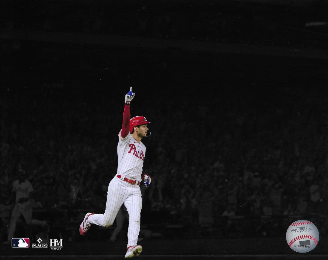 Trea Turner Celebration Philadelphia Phillies 8" x 10" Blackout Baseball Photo - Sports Collectibles, Sports Memorabilia, Sports Fan Shop, Sports Gifts