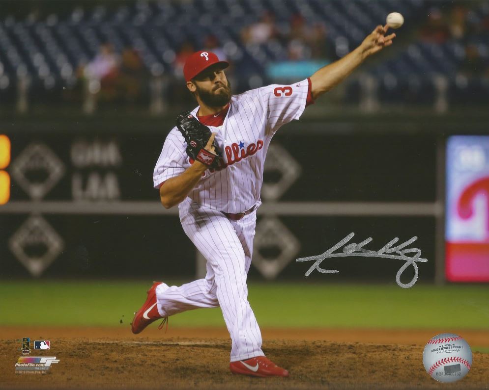 Adam Morgan Philadelphia Phillies Autographed MLB Baseball 8" x 10" Photo - Sports Collectibles, Sports Memorabilia, Sports Fan Shop, Sports Gifts