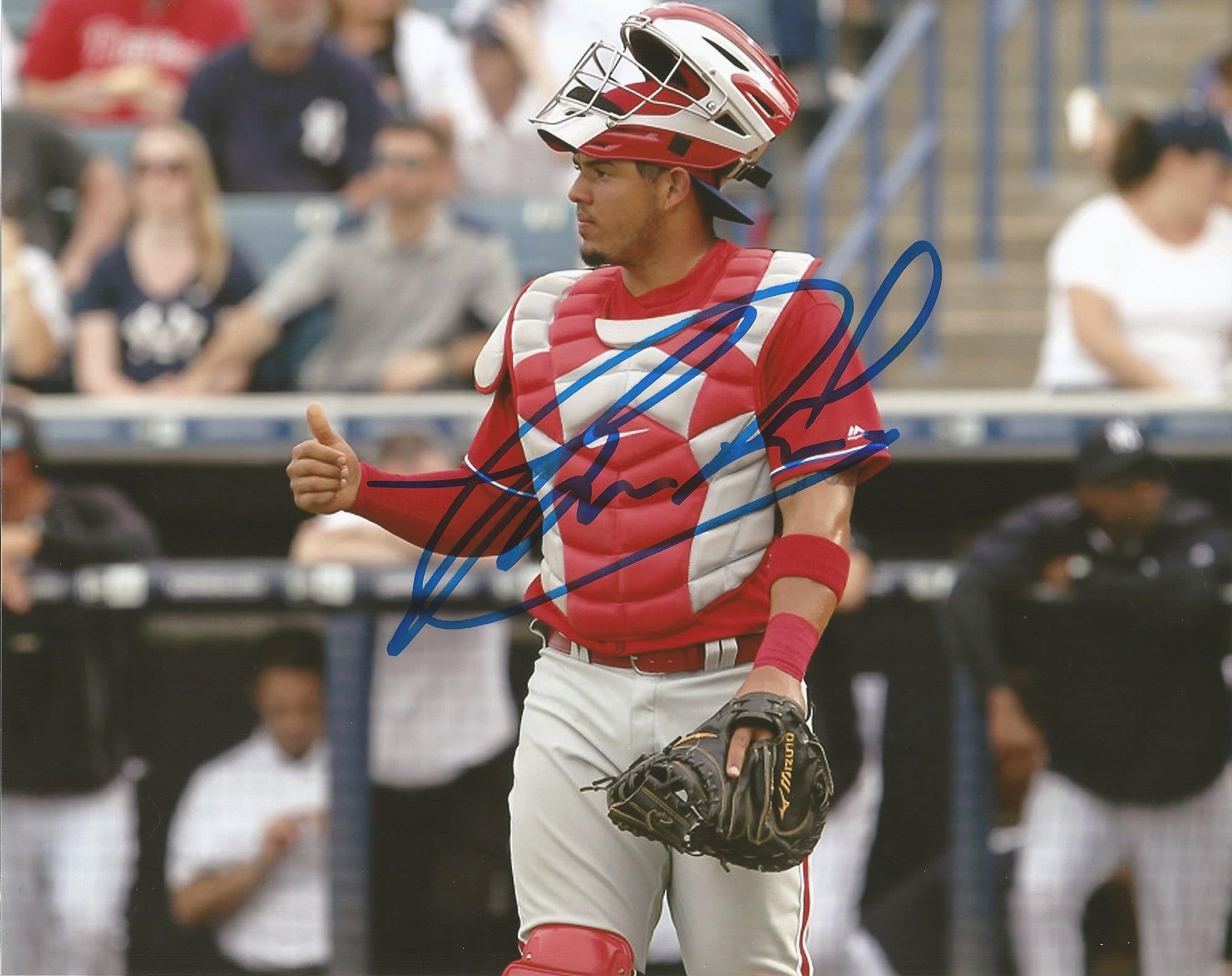 Jorge Alfaro Catcher Autographed Philadelphia Phillies 11" x 14" Baseball Photo - Sports Collectibles, Sports Memorabilia, Sports Fan Shop, Sports Gifts