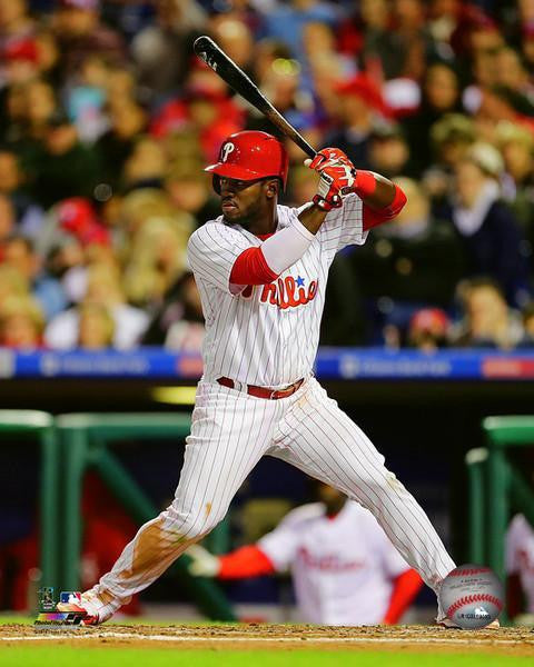 Odubel Herrera Philadelphia Phillies At-Bat MLB Baseball Photo - Sports Collectibles, Sports Memorabilia, Sports Fan Shop, Sports Gifts