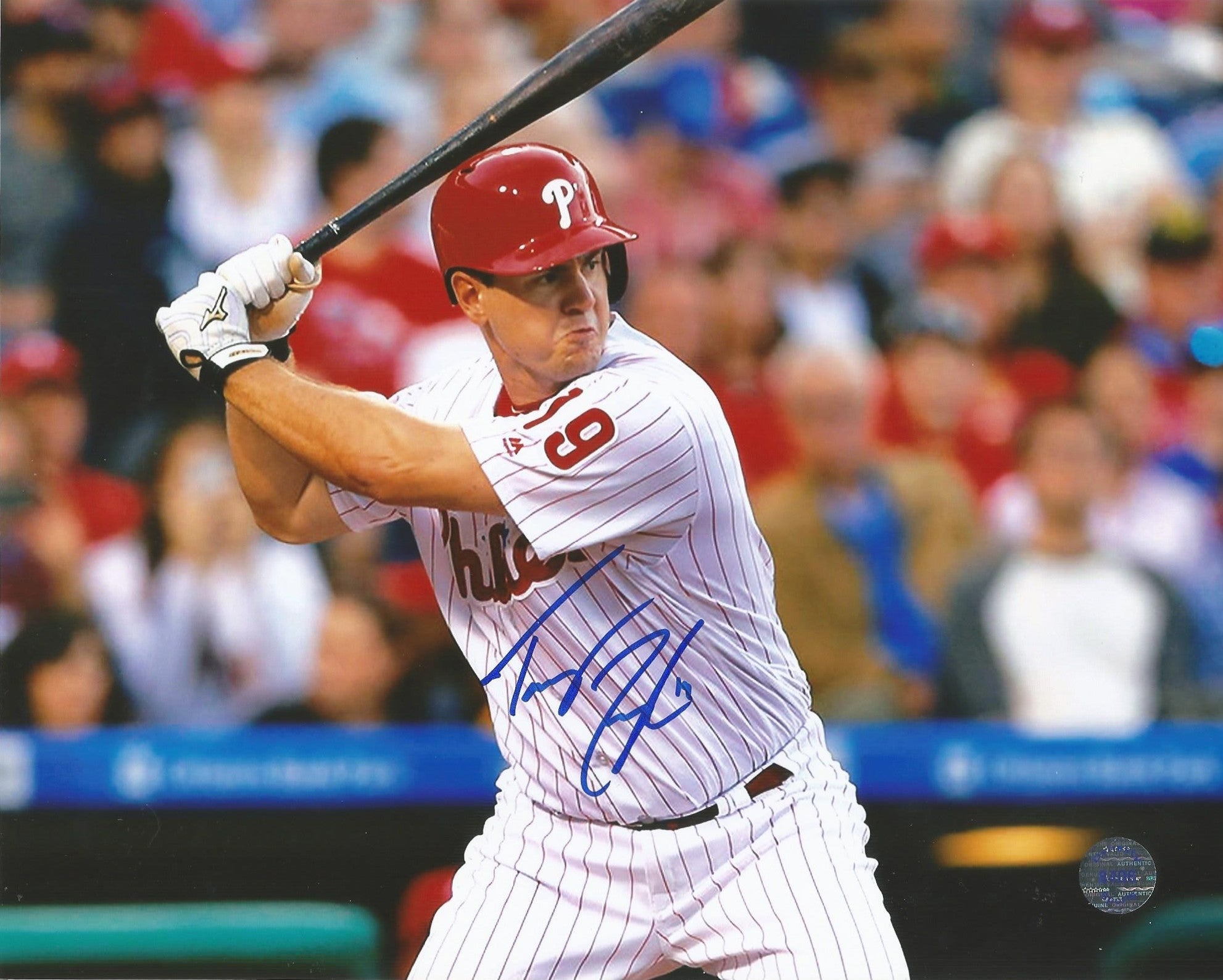 Tommy Joseph At-Bat Autographed Philadelphia Phillies Baseball Photo - Sports Collectibles, Sports Memorabilia, Sports Fan Shop, Sports Gifts