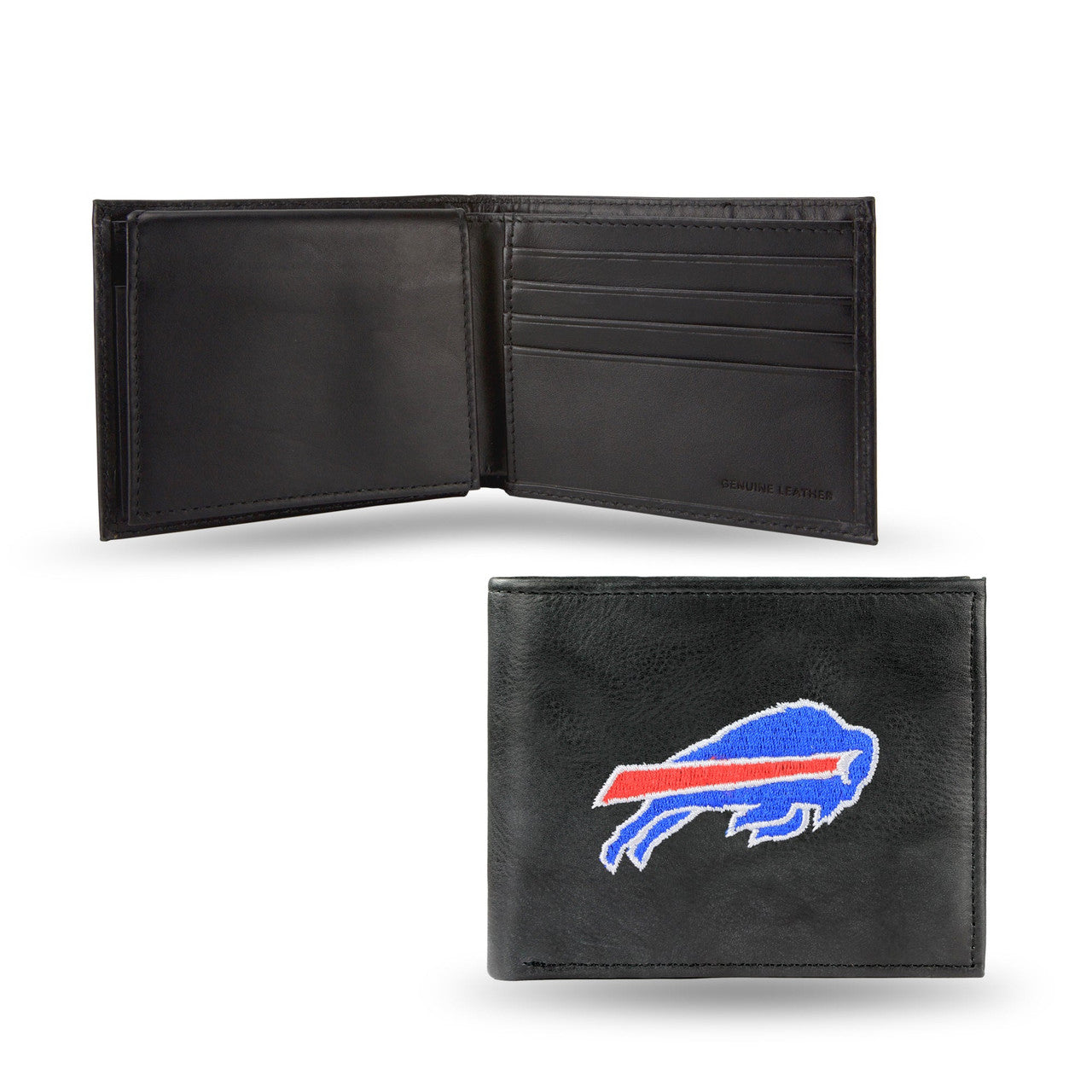 Buffalo Bills Embroidered Leather Billfold - Sports Collectibles, Sports Memorabilia, Sports Fan Shop, Sports Gifts
