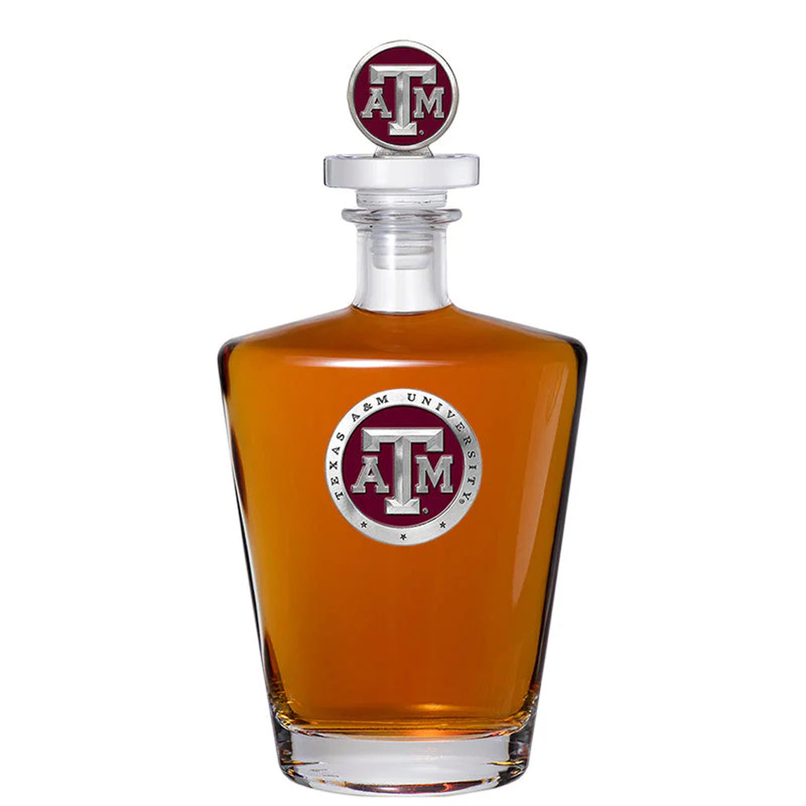 Texas A&M University Royal Decanter w/ 3D Top - Sports Gifts, Sports Memorabilia, Sports Collectibles, Fan Shop