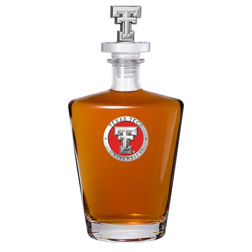 Texas Tech University Royal Decanter with 3D Top - Sports Gifts, Sports Memorabilia, Sports Collectibles, Fan Shop