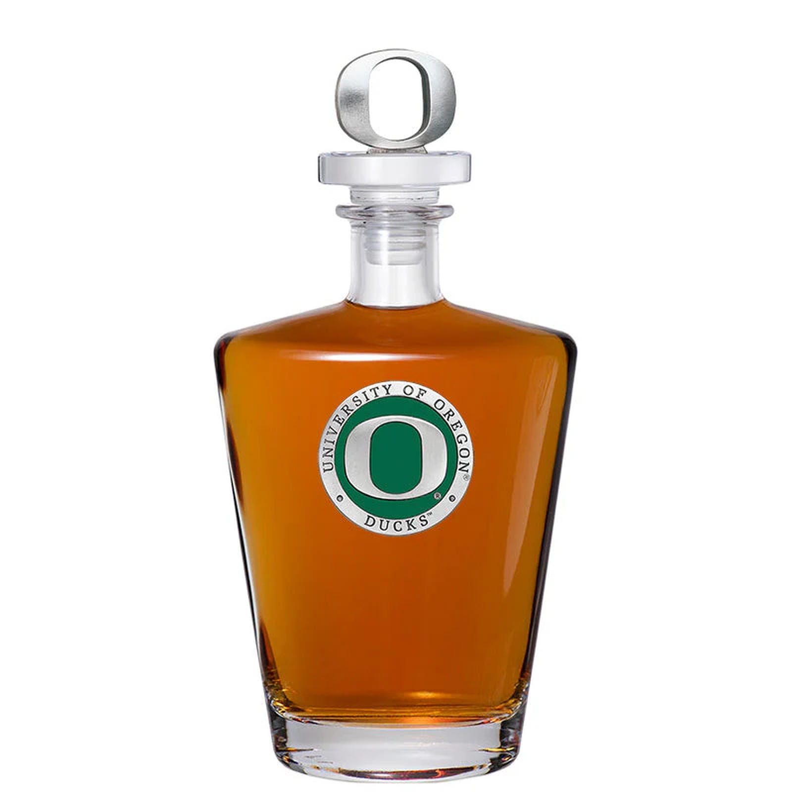 Oregon Royal Decanter w/ 3D Top - Sports Gifts, Sports Memorabilia, Sports Collectibles, Fan Shop