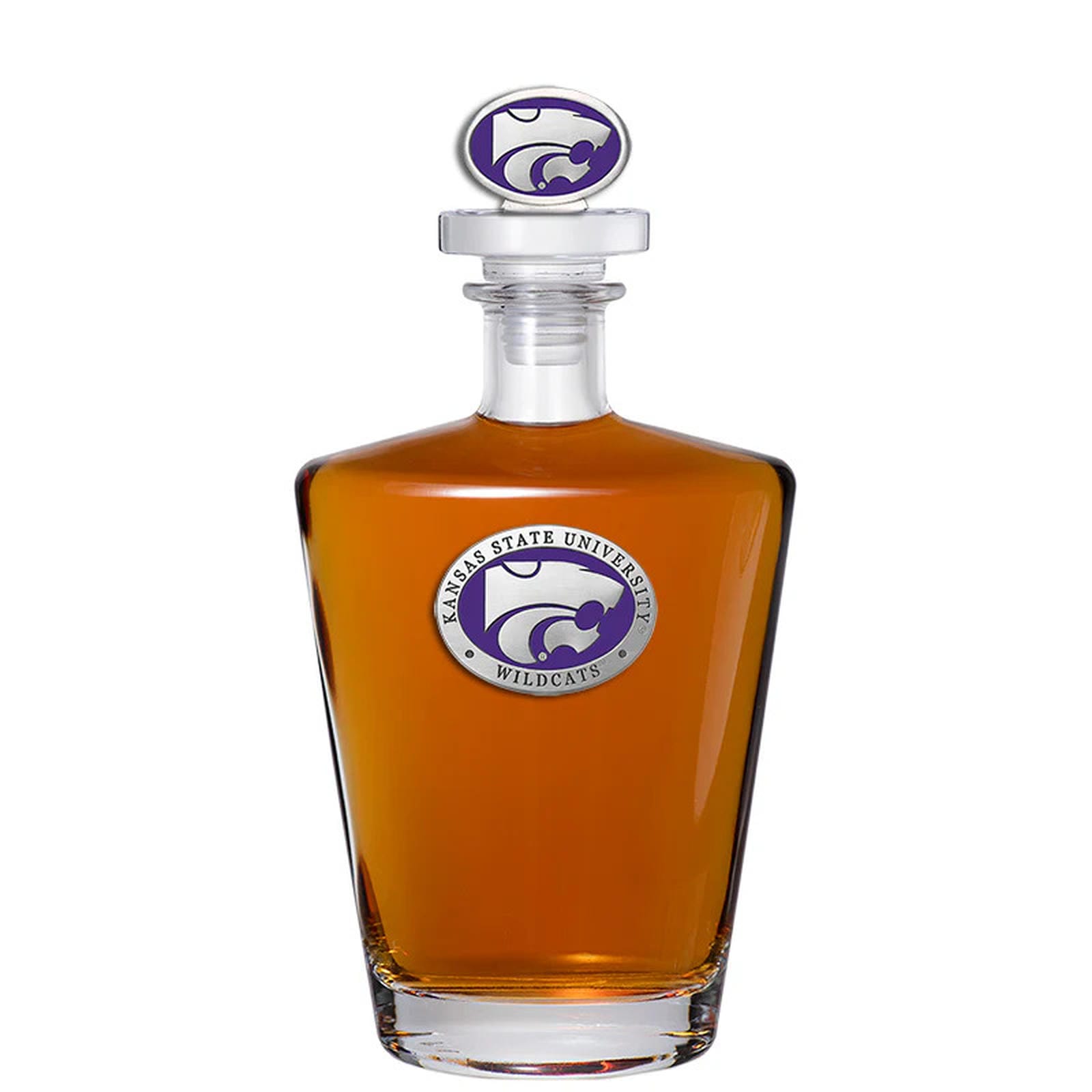 Kansas State University Royal Decanter with 3D Top - Sports Gifts, Sports Memorabilia, Sports Collectibles, Fan Shop