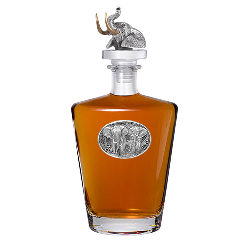 Elephant Royal Decanter with 3D Top - Sports Collectibles, Sports Memorabilia, Sports Fan Shop, Sports Gifts