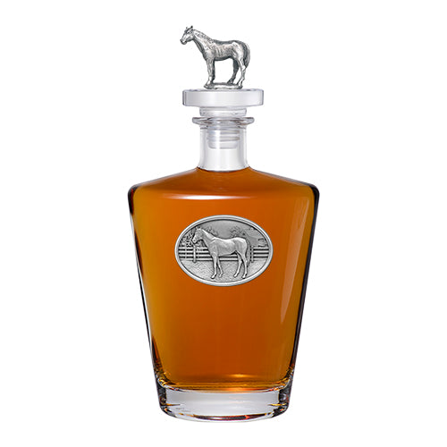 Racehorse Royal Decanter with 3D Top - Sports Collectibles, Sports Memorabilia, Sports Fan Shop, Sports Gifts