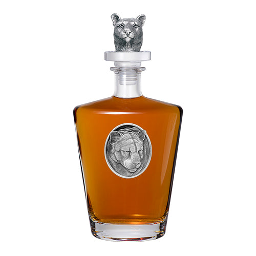 Cougar Royal Decanter with 3D Top - Sports Collectibles, Sports Memorabilia, Sports Fan Shop, Sports Gifts