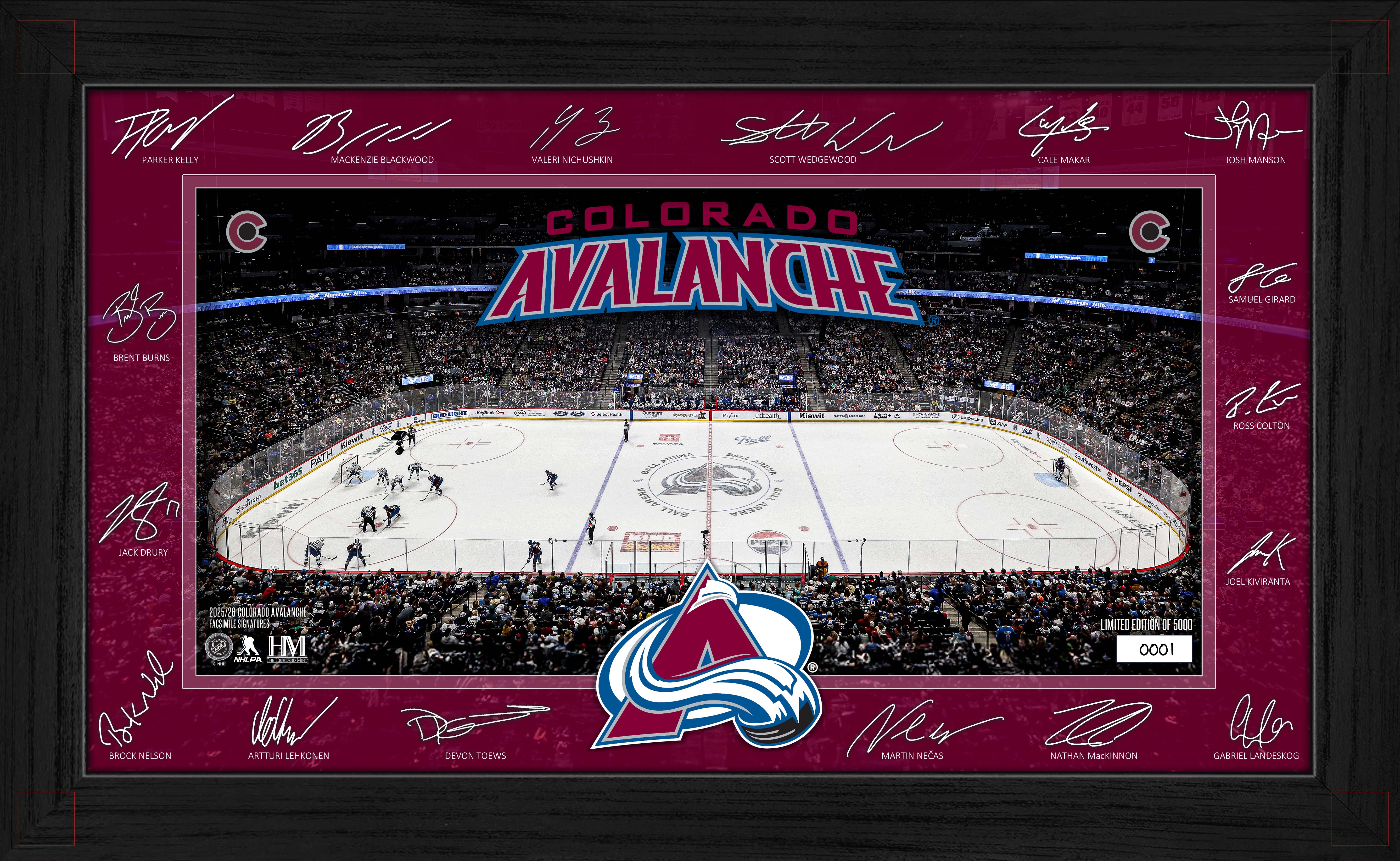 Colorado Avalanche 2025 Signature Rink
