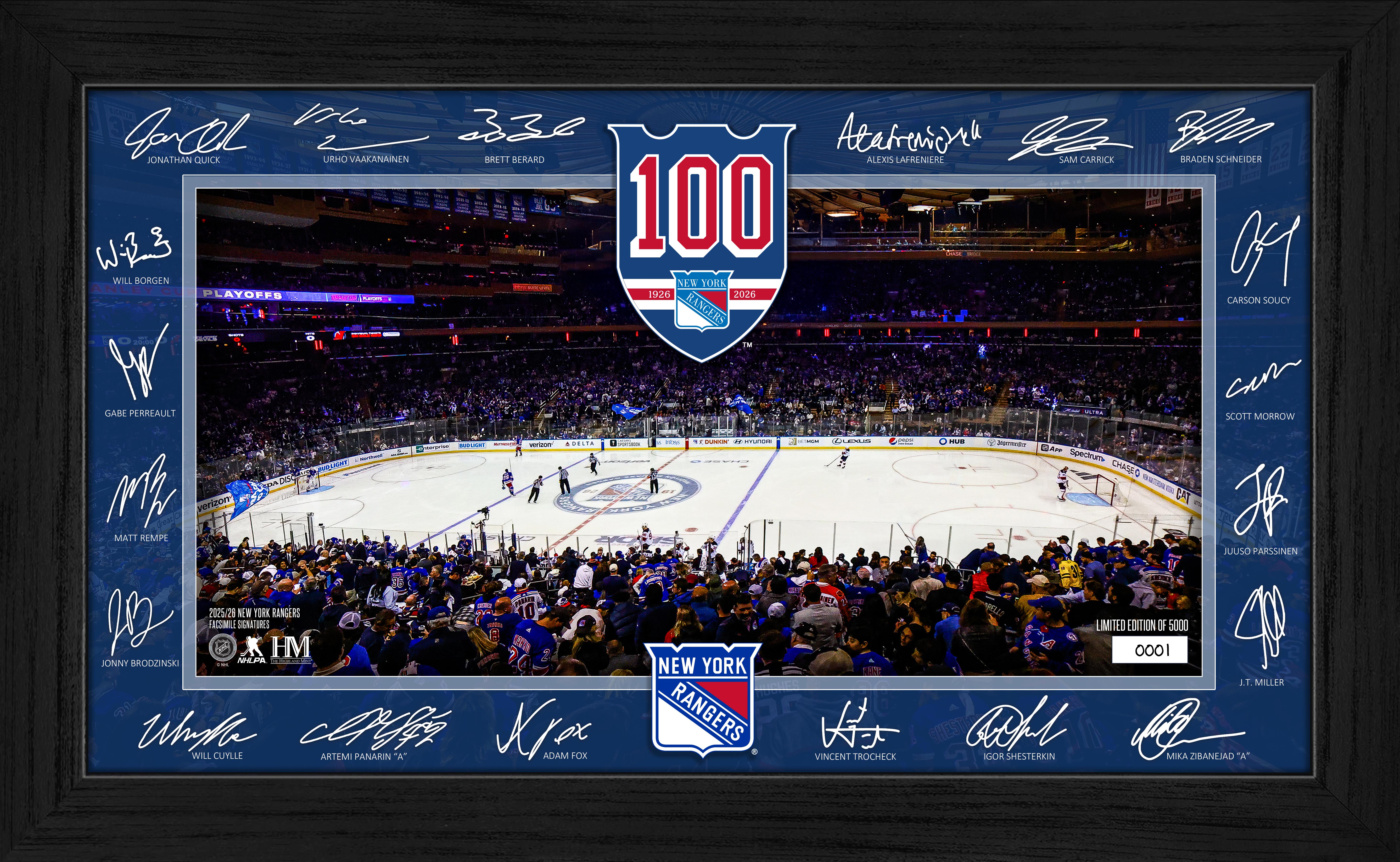 New York Rangers 2025 Signature Rink