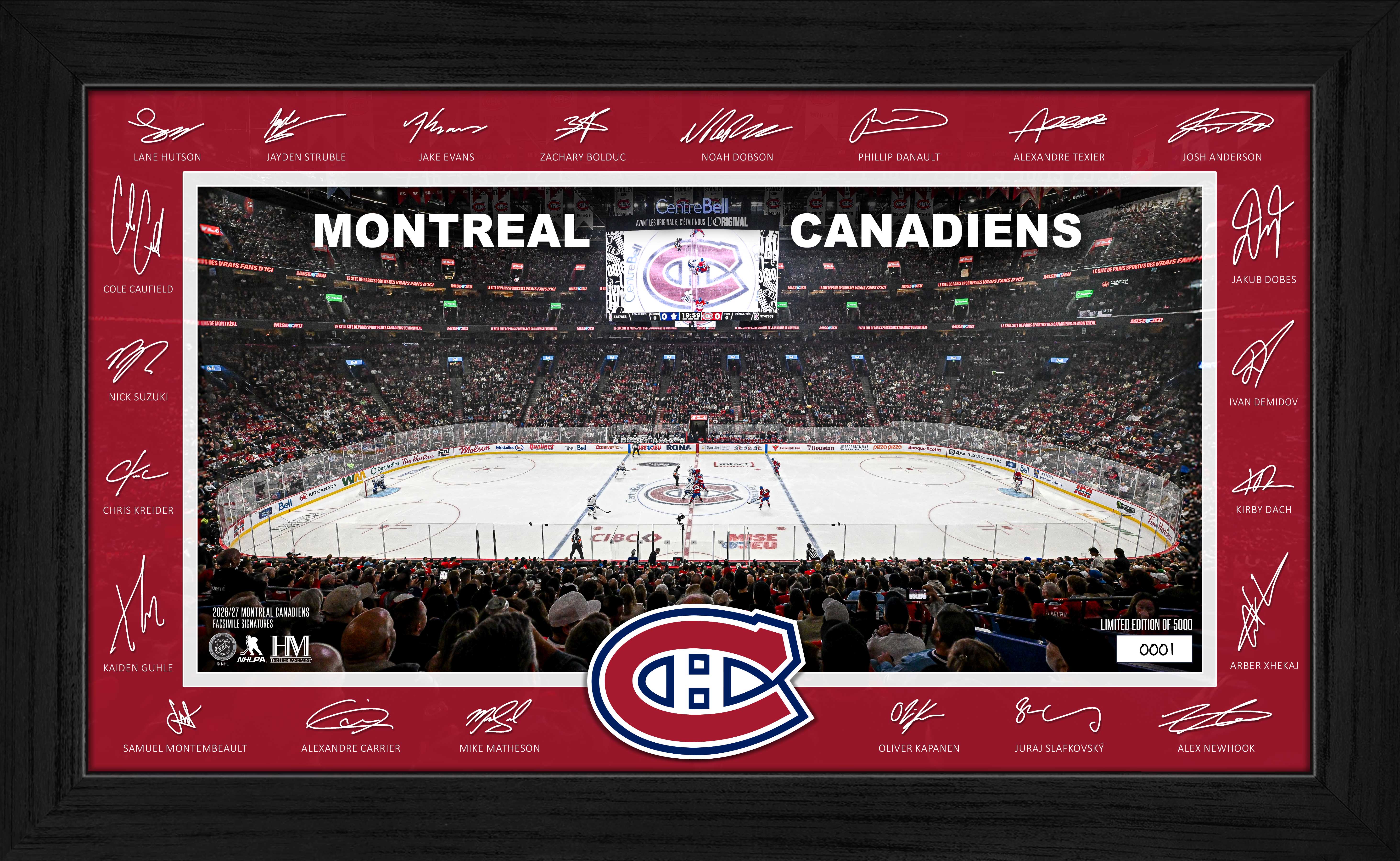 Montreal Canadiens 2026-27 Signature Rink