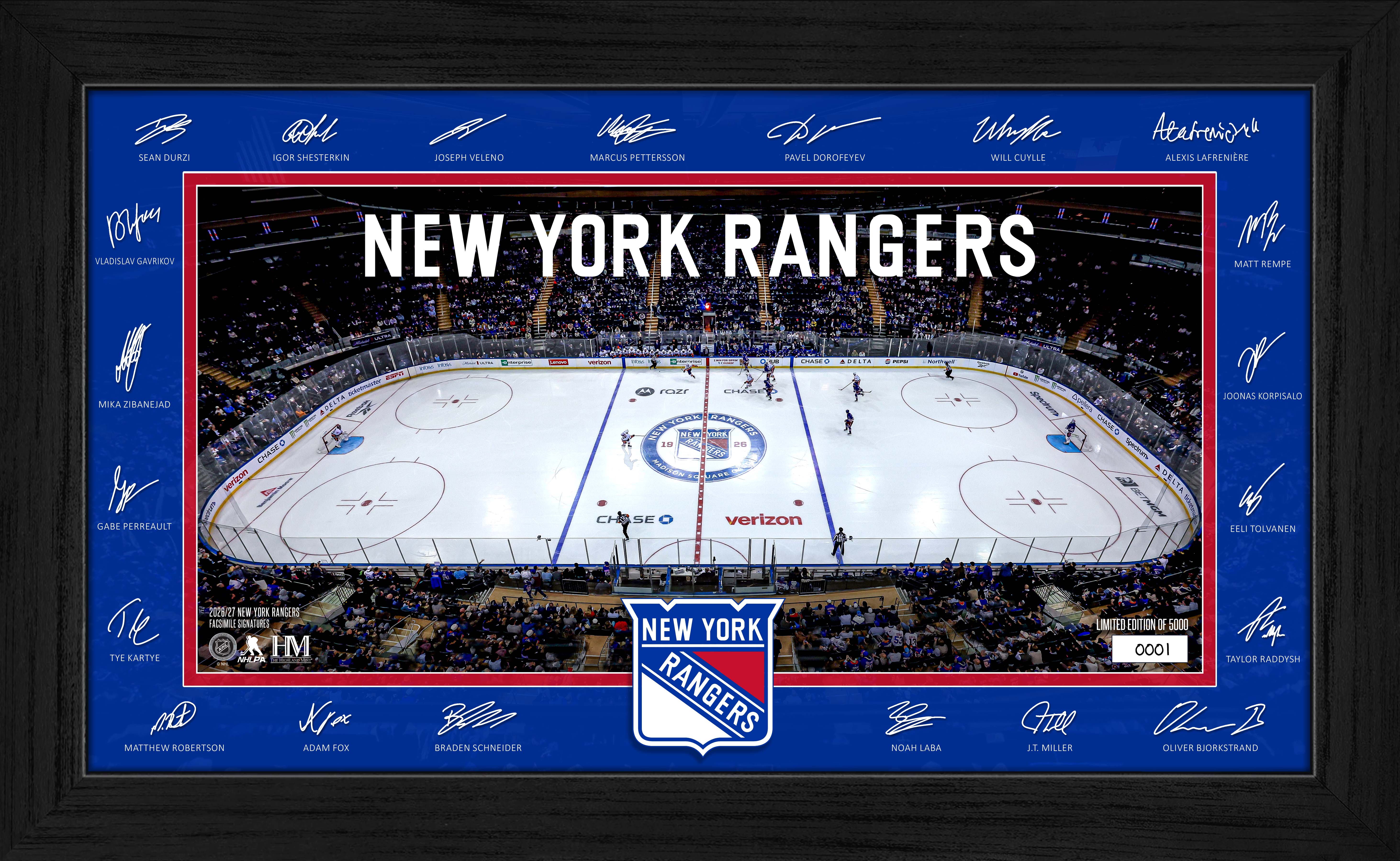 New York Rangers 2026-27 Signature Rink