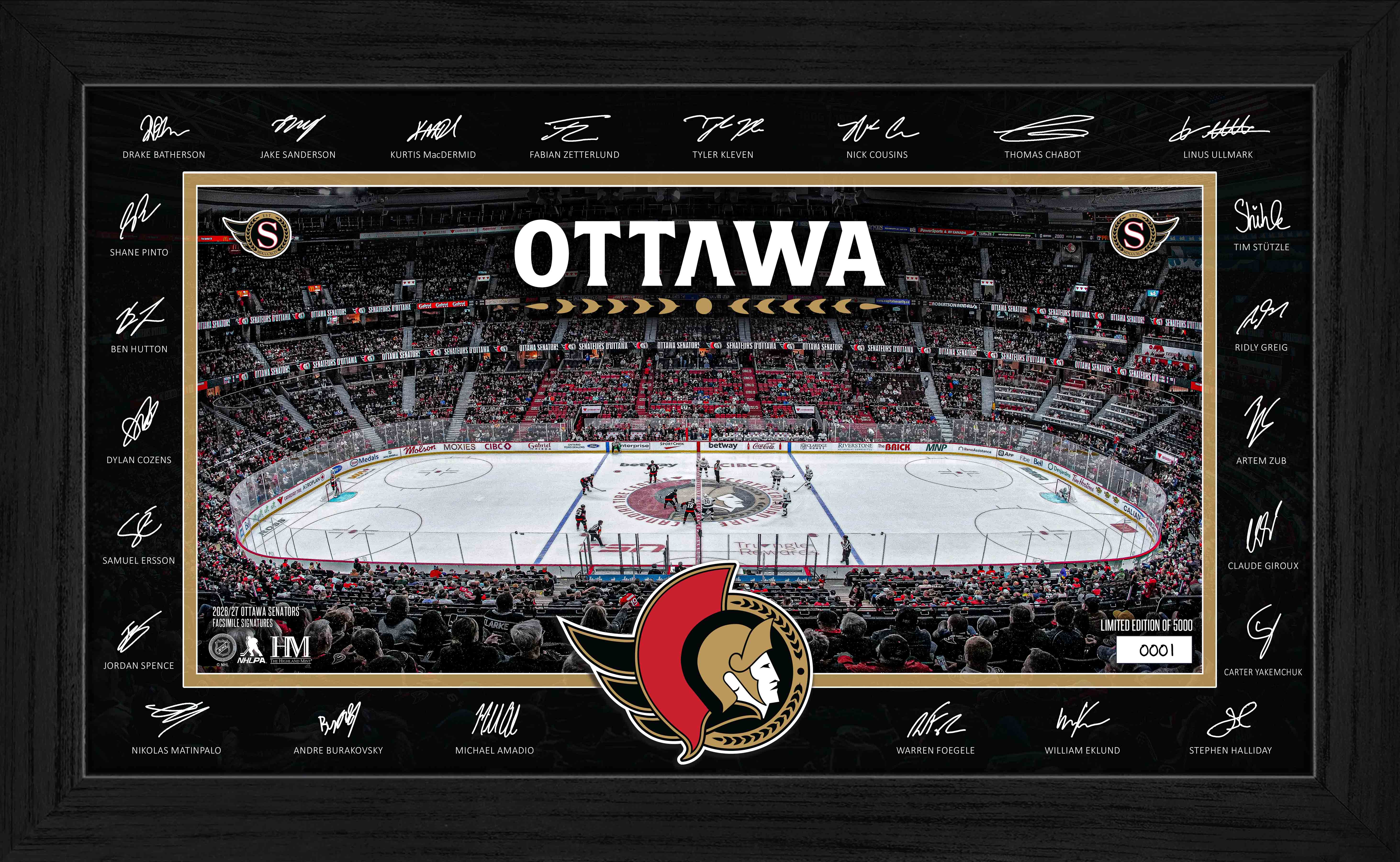 Ottawa Senators 2026-27 Signature Rink