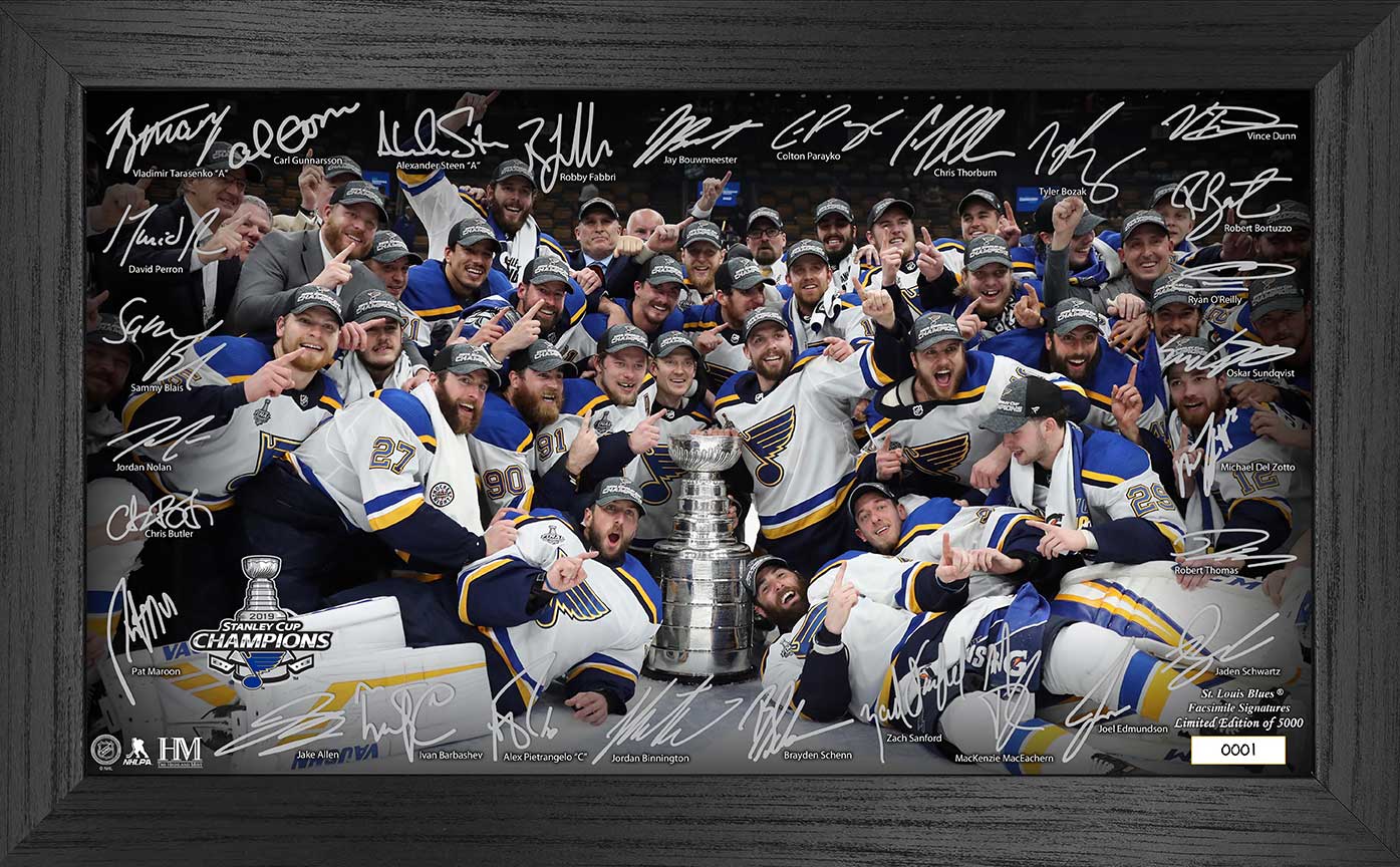 St. Louis Blues 2019 Stanley Cup Champions Signature Rink - Sports Collectibles, Sports Memorabilia, Sports Fan Shop, Sports Gifts