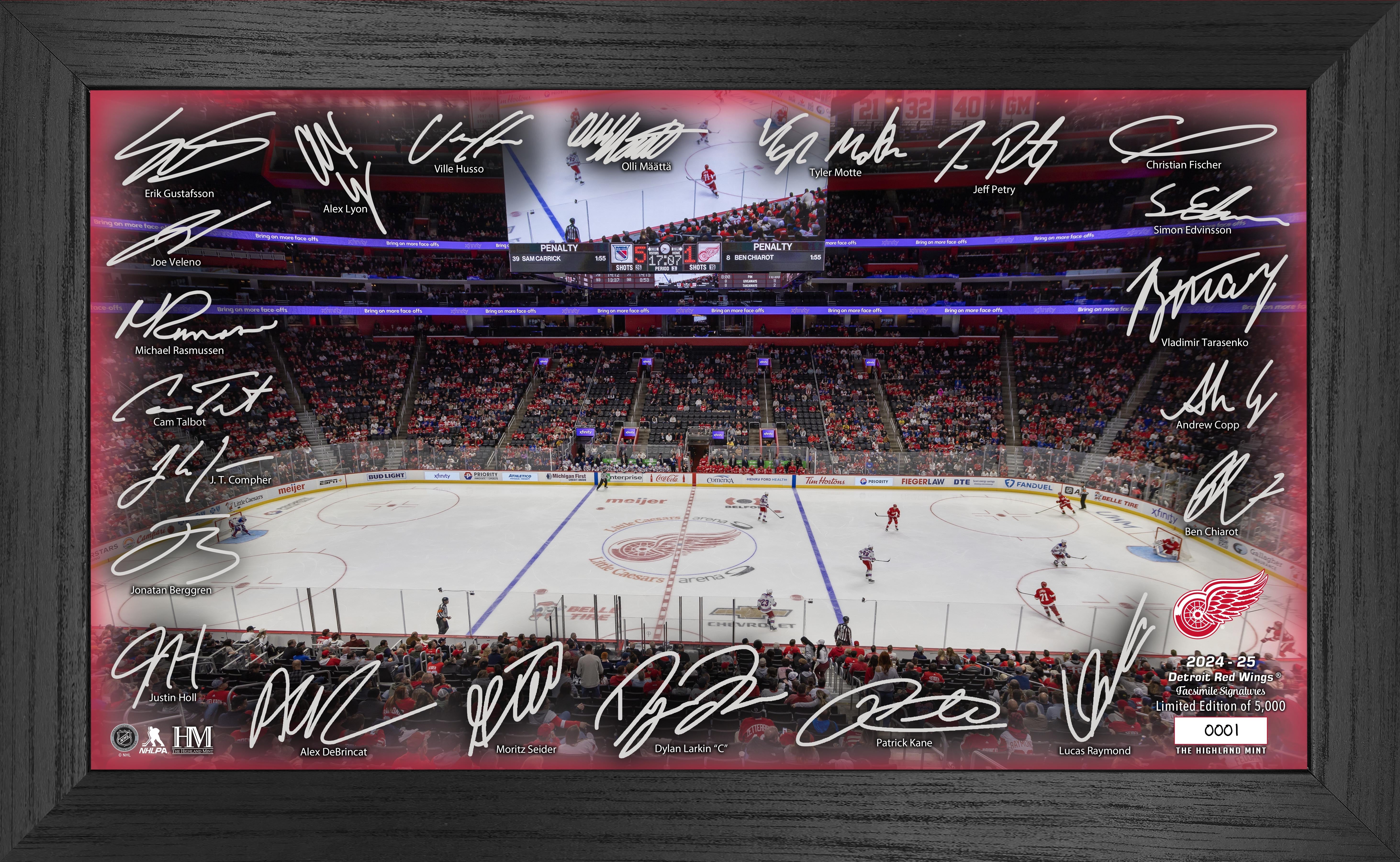 Detroit Red Wings 2024-25 Signature Rink - Sports Collectibles, Sports Memorabilia, Sports Fan Shop, Sports Gifts