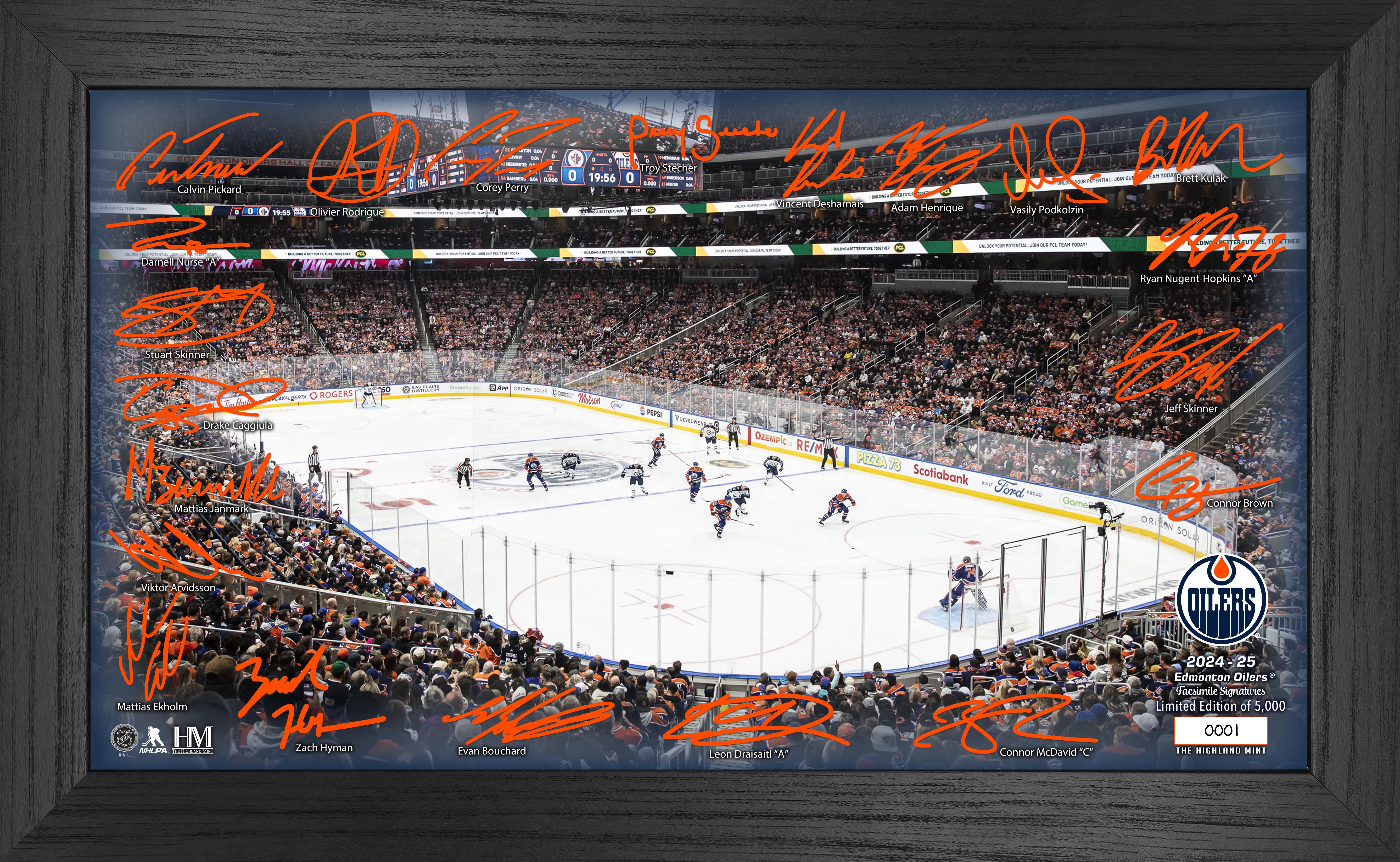 Edmonton Oilers 2024-25 Signature Rink - Sports Collectibles, Sports Memorabilia, Sports Fan Shop, Sports Gifts