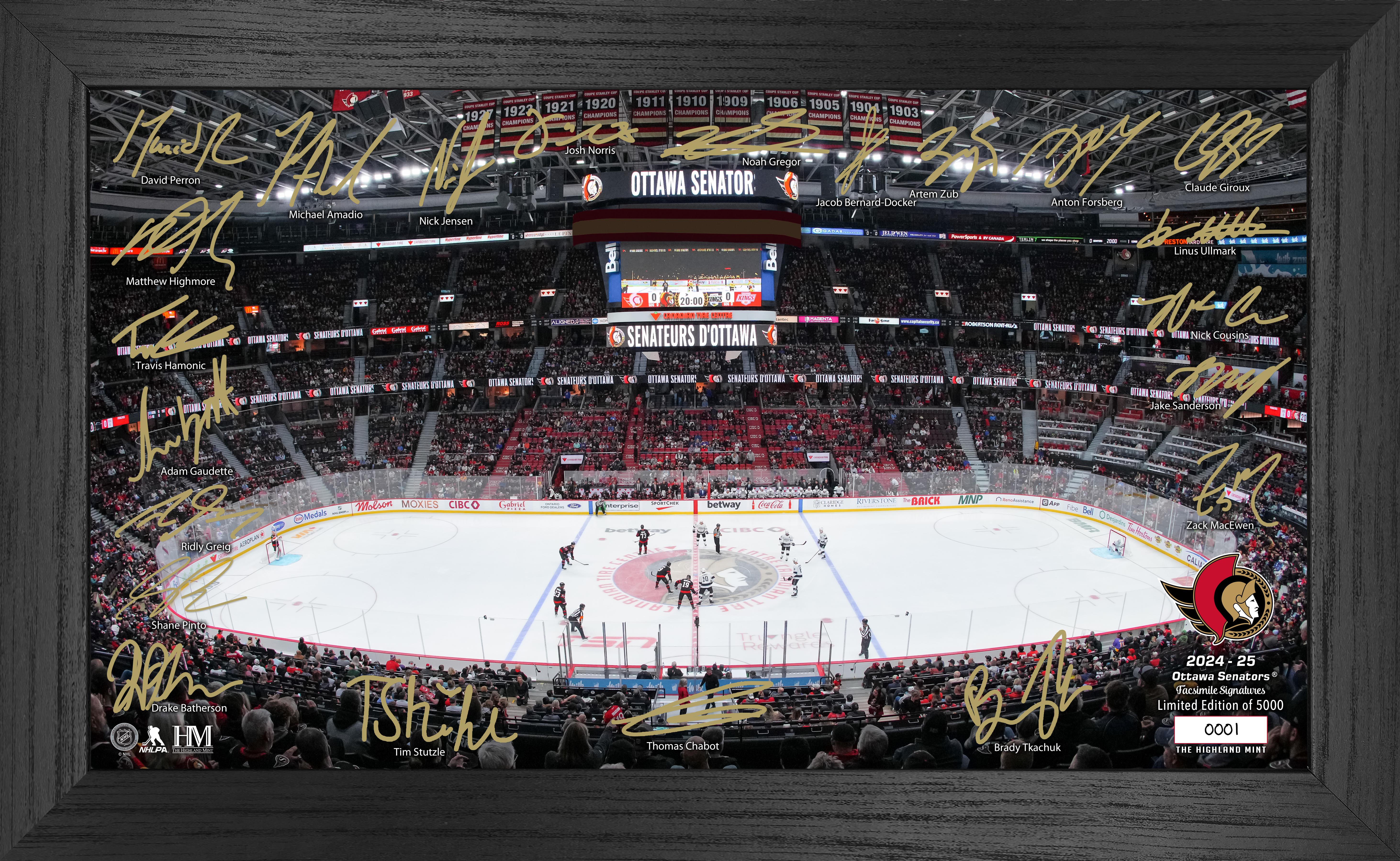 Ottawa Senators 2024-25 Signature Rink - Sports Collectibles, Sports Memorabilia, Sports Fan Shop, Sports Gifts